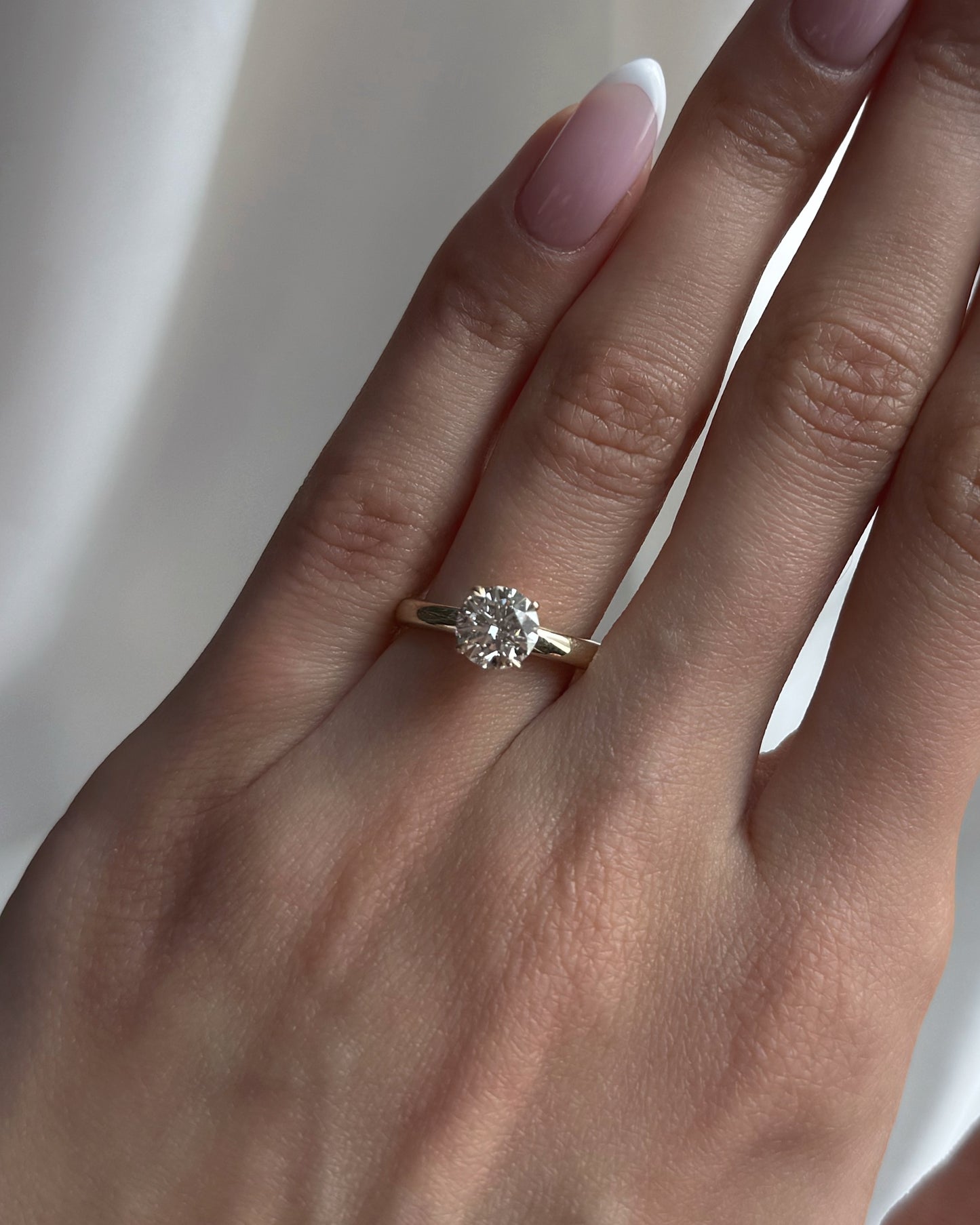 Ofek Engagement Ring 14K | 14K טבעת אירוסין אופק