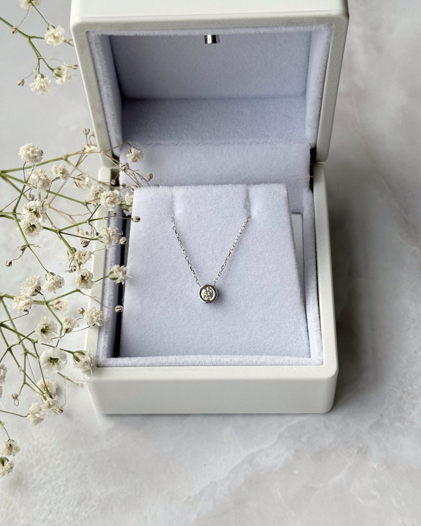 Hila diamond Necklace 14K | 14K שרשרת הילה יהלום