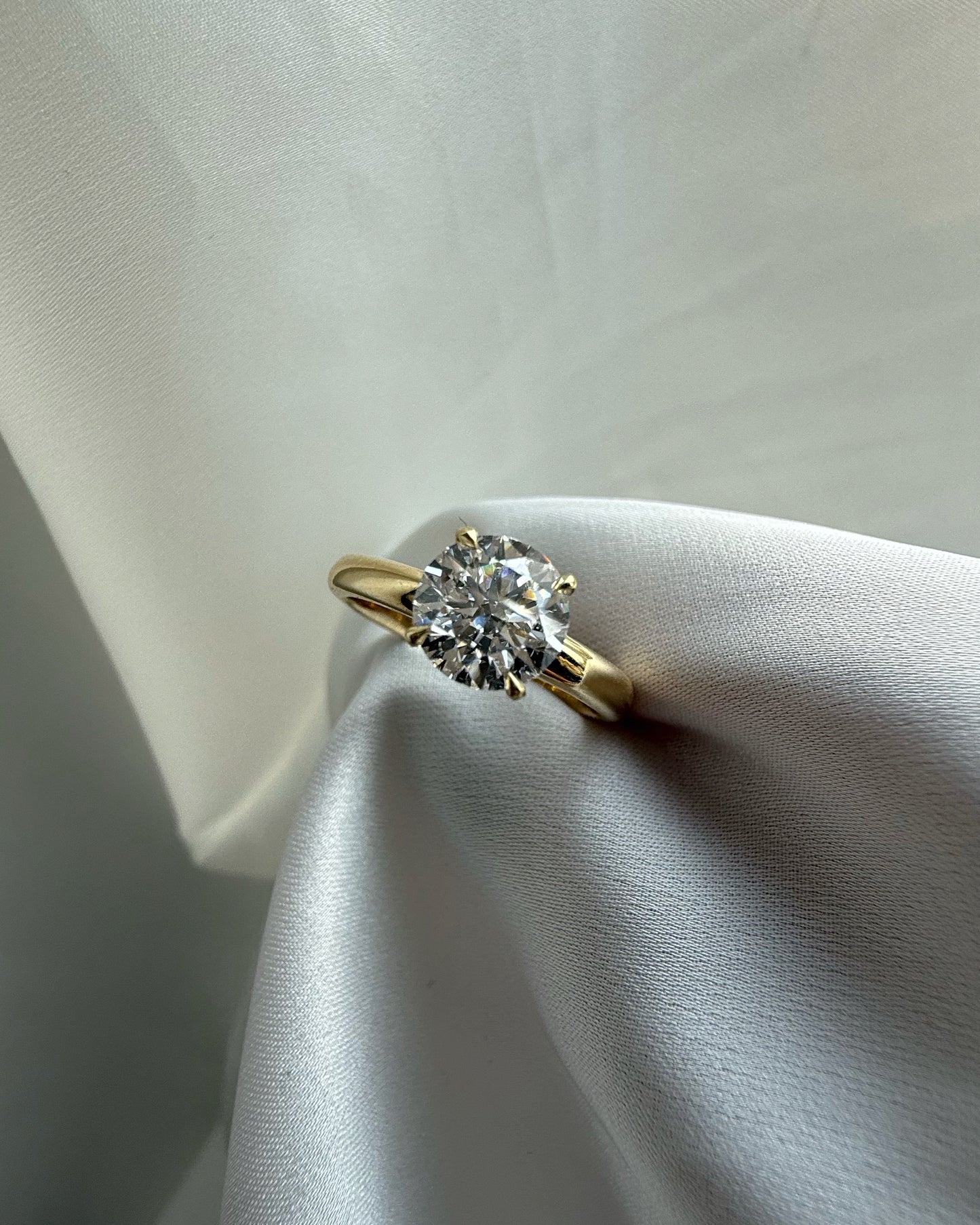 Ofek Engagement Ring 14K | 14K טבעת אירוסין אופק