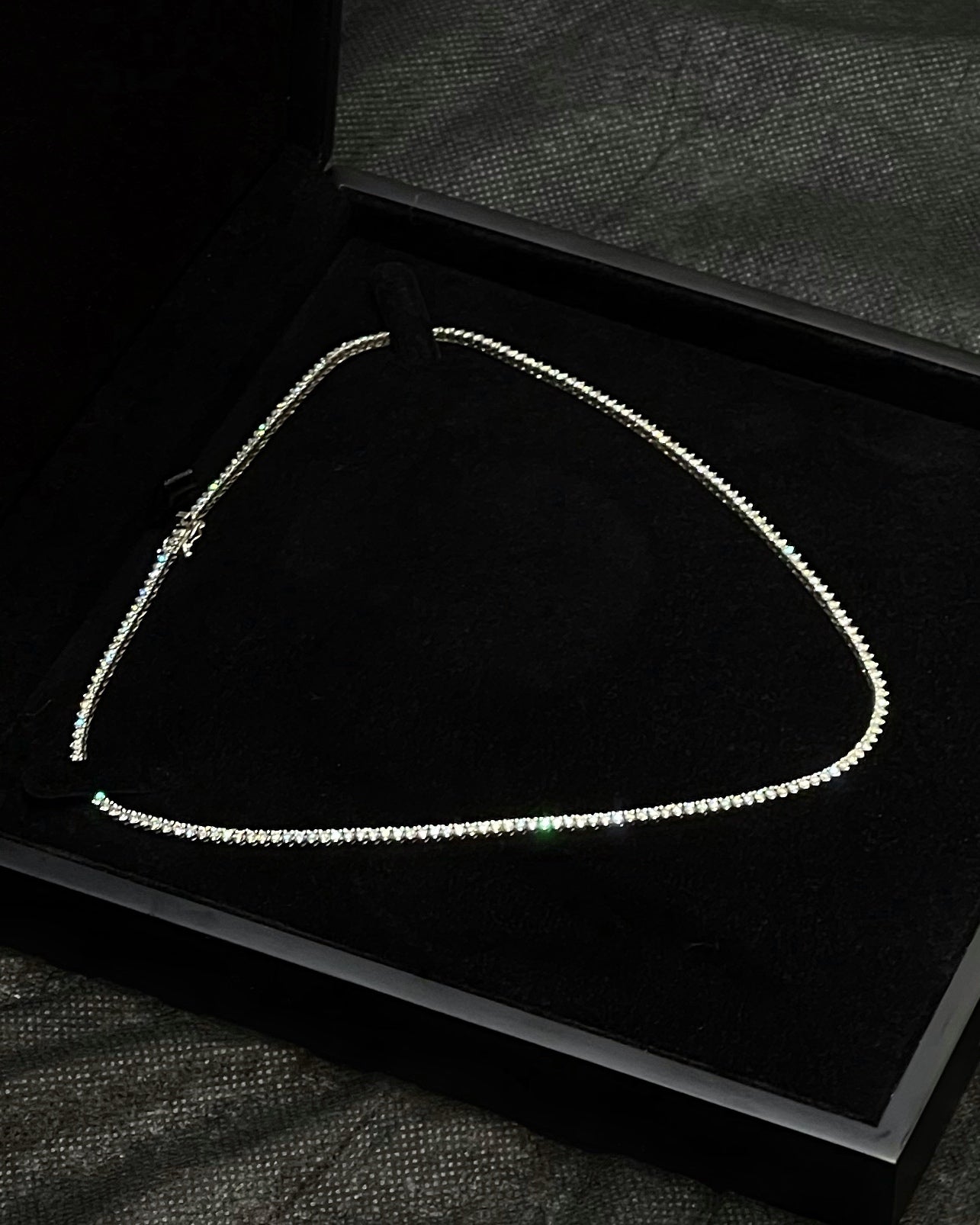 Diamond Tennis Necklace 14K | 14K שרשרת טניס יהלומים