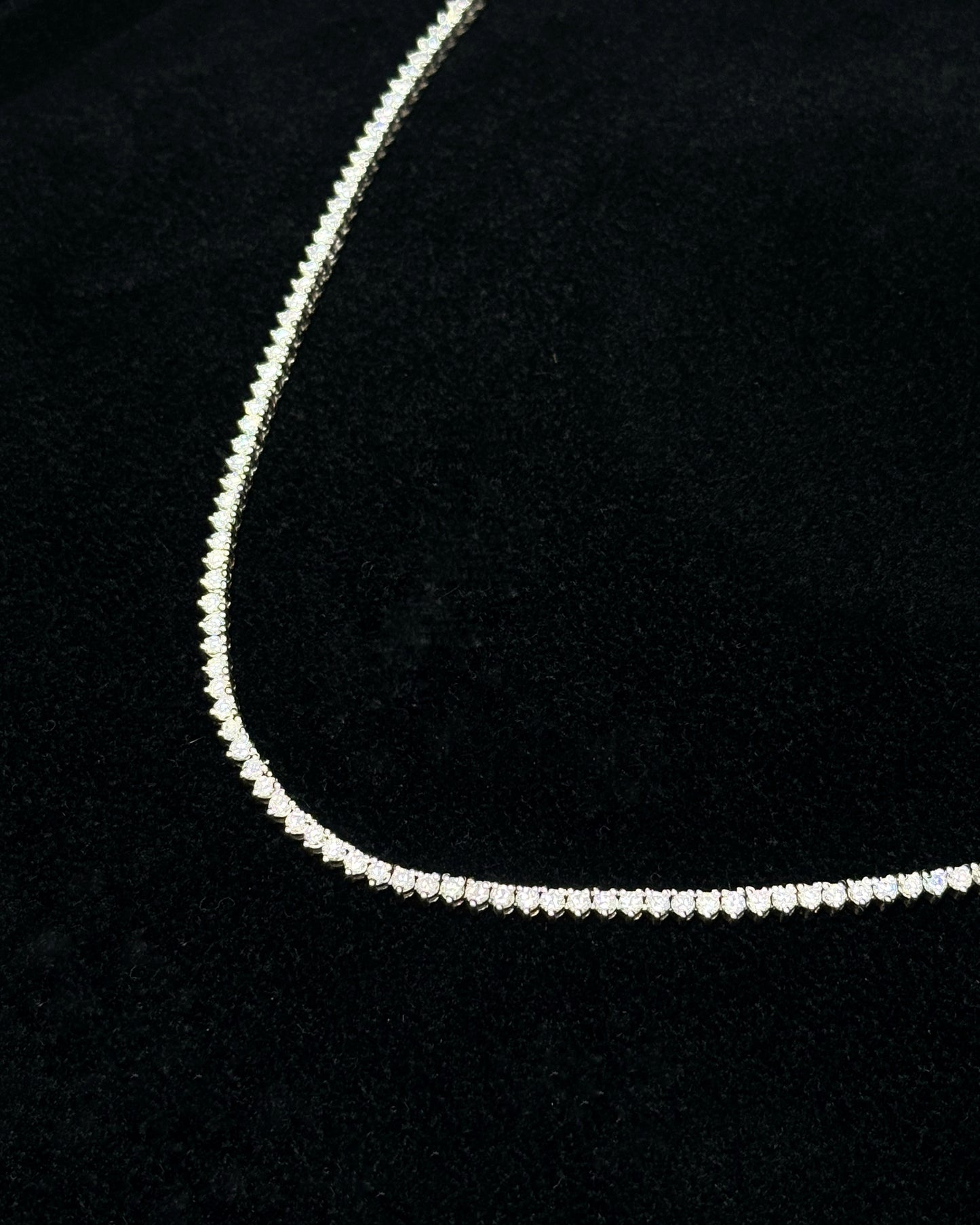 Diamond Tennis Necklace 14K | 14K שרשרת טניס יהלומים