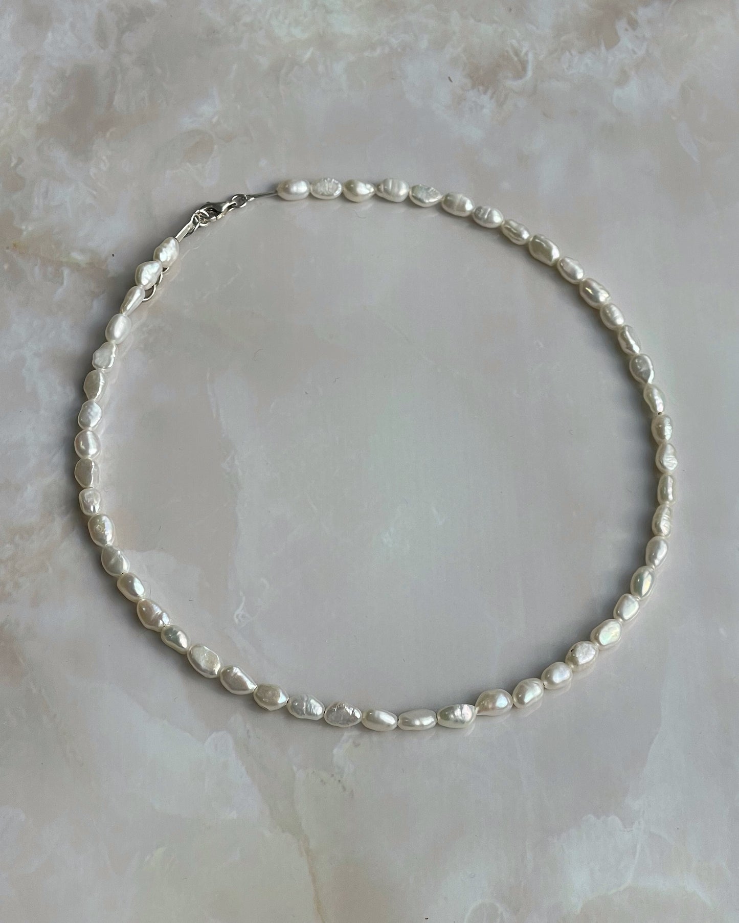 Rice Pearls Necklace | שרשרת פניני אורז