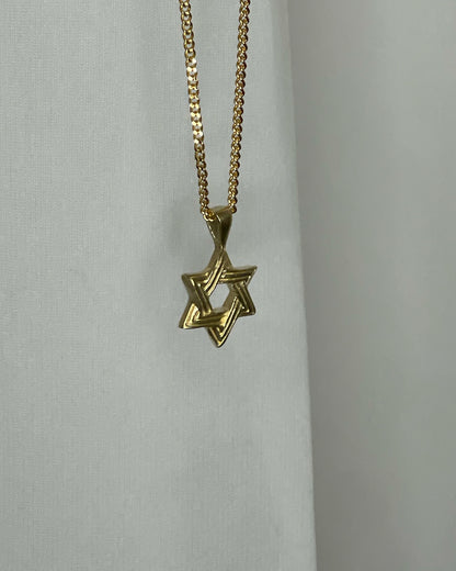 Magen David Necklace 3 G | G 3 שרשרת מגן דוד