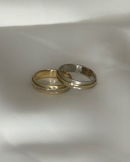 Ezer Kenegdo Wedding Ring 14K| 14K טבעת נישואין עזר כנגדו