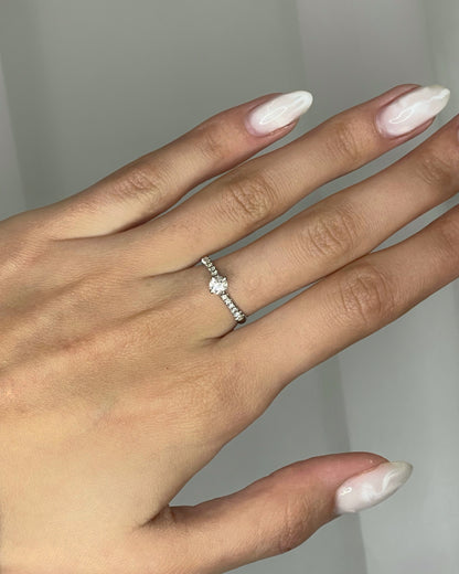 Amit Engagement Ring 14K | 14K טבעת אירוסין עמית