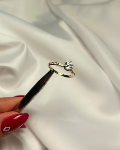 Ester Engagement Ring 14K | 14K טבעת אירוסין אסתר