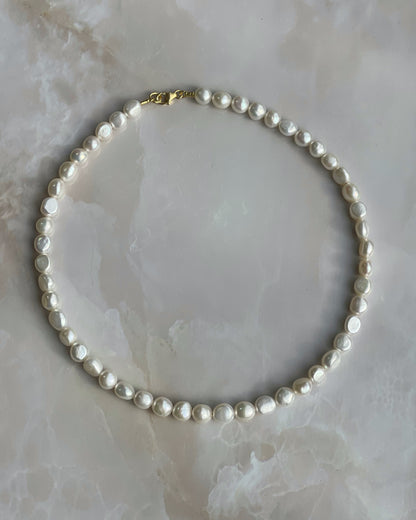 Round Pearls Necklace | שרשרת פנינים עגולות